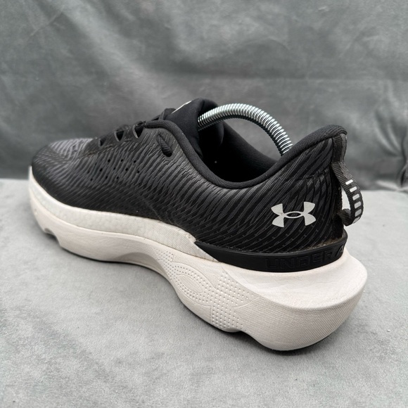 Under Armour HOVR Infinite Pro Men’s 11 Black White Running Shoes Athletic - Picture 3 of 14